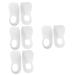 FOMIYES 4 Pairs Foot Insoles O Type Leg Insoles Arch Support Practical Foot Pad Arch Foot Pads O Type Leg Corrector Pad Correction O/x Gel White Man