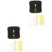 Gatuida 2st container case clear status applicator suitcase holder for eye care set clear container glasses stand lens container lens cute