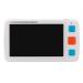 Portable Digital Magnifier 5 inch handheld digital magnifier with LED light 4X-42X amplification LCD monitor multiple color modes poor vision reading aid suitable for old man child poor vision re