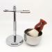 Shop HRTC Men's Shaving Brushes | Stylish Plastic Razor & Cup Stand Set - Perfect 2.9x6 Inches Safety Razor Cream Brush - Buy Online on GoSupps.com