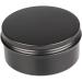 Zeoabsy 10 Pack 150ml Matte Black Aluminum Jars - Perfect for Cosmetics Candles & Ointments with Screw Lid & Spatulas - Buy Online on GoSupps.com