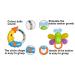 Babies Teether Toys 8pcs Gift Set | Educational Grab Toys for 3-12 Month Infants - Buy Online on GoSupps.com