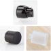 30ml Empty Frosted Glass Refill Bottle - Ideal for Creams Lotions Cosmetics & Travel | Black Dust Cap - Buy Online on GoSupps.com