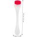 Silicone Face Roller - Portable Facial Massager Beauty Tool for Stunning Skin | Red 13.5x3x1.2CM - Buy Online on GoSupps.com