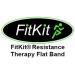 FitKit 1.5M Resistance Exercise Band - 4 Resistance Options for Pilates, Yoga, Rehab - Yellow - Buy Online on GoSupps.com