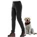 Womens Snow Pants Winter Waterproof Pants Outdoor Soft Shell Fleece Linded Cargo Ski Hiking Pants X-Small Black