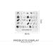 KADS Nail Art Stamping plate Nail Template Nail Art Design Tool Nail DIY Design Image Plate (SU003) - Buy Online on GoSupps.com