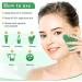 Natural Heart-Shaped Gua Sha Stone - 100% Jade Massage Tool for Face Neck & Skin Care | Relaxing Beauty Essential (Green) - Buy Online on GoSupps.com