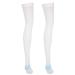 Varicose veins socks one compression stockings prevent varicose veins long lifespan odorless for relapse prophylaxis for surgery relaxation long tube thrombus socks (pure white) s