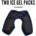 Cold Therapy Knee Ice Wrap with Compression and 2 Ice Gel Packs - Pain Relief for Meniscus and ACL Injuries - Buy Online on GoSupps.com