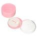 FRCOLOR Box Body Powder Puff Box Powder Puffs for Loose Powder Body Powder Puff Container Empty Powder Puff Holder Small Powder Puff Container Baby Plastic Portable Dry Puff