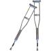 Crutches for Adults Underarm Underarm Crutches for Adjustable Cane elderly disabled persons underarm crutches thick aluminum alloy anti-skid for Adults and Teenager Great for Trave Selfless dedication