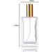 Z nitude Glassworks Empty Glass Perfume Bottle 100ml - Gold - Buy Online on GoSupps.com