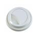 Morning Dew White Sip Lids for 10-24 oz Hot Paper Cups Pack of 1000 Sipper Lid for Disposable Cups Snap Fit Disposable Cup Lids Sip-Through Lids for Hot Coffee