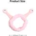 Makeup Headband Spa Headband Face Wash Headband Cartoon Snail Cute Hair Band Hair Accessories for Washing Face Shower Sports Skincare(Pink) Green Grey Pink - Buy Online on GoSupps.com