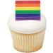 24 Rainbow Pride Cupcake Rings Toppers - Buy Online on GoSupps.com