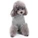 Warm Dog Sweater for Medium Dogs - Cute Knitted Pet Clothes Coat for Girls Boys - Grey - Buy Online on GoSupps.com