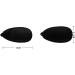 Silk Eye Mask for Amblyopia & Strabismus | Correct Lazy Eye Training - Kid & Adult Size (Black - Buy Online on GoSupps.com