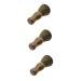 Minkissy tool 3st wood tools broken hair removal tool hair cutting-range set cleaning brush broken hair bamboo dust brush salon razor brush 15.5x3.2cm x3pcs braunx3st