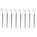 8 Pieces Folding Angle Eyelash Brush Eyebrow Brush Woman Accessories for Teenage Girls Makeup Brush Salon Tools Eyelash Applicator Sector Eyebrow Brush Accessories
