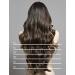 Buy Dark Black Hairpiece Extensions with Invisible Wire | Thickening Wavy Weft Hair Extensions - 40 cm - Buy Online on GoSupps.com