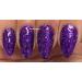 Bluesky Nail Gel Polish PURPLE GLITTER CADBURY SPARKLE S03N UV LED Soak Off 10ml - Buy Online on GoSupps.com