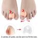 10 Pairs Wenjinghua Great Toe Orthosis Separator | Soft Comfortable Toe Care Cover - Size M Transparent - Buy Online on GoSupps.com