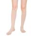 Medical compression socks closed toe super elastic non -slip performance sports for adult women improve the blood flow to the lower extremities edema black XL (Flesh L)