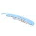 Razor with a straight edge blue hollow wide applications stainless steel plastic Manual razor for hairdressing salon for home