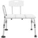 Tub Transfer Stool with Reversible Backrest Heavy Duty Tub and Shower Transfer Stool Adjustable Handicap Shower Bench for Elderly Bariatric Patients - Buy Online on GoSupps.com