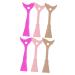 FOMIYES 6 Pcs Eyeliner Eyeshadow Baffle Stamp Eyeliner Shield for Eyeliner Mascara Drawing Aid Shield Extend 1 count (Pack of 1) Assorted Colorx2pcs