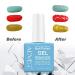 Magic Gel Nail Polish Remover - 2 Pack, Fast & Easy Removal in 2-5 Minutes, No Foil Needed, Non-Irritating Formula, 0.5 Fl Oz (Pack of 2) - Buy Online on GoSupps.com
