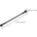 VINTORKY 30pcs Double Ended Eyeshadow Brush Cosmetic Tool Bling Makeup Brushes Sponge Black Artificial Fiber - Buy Online on GoSupps.com