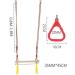 Lelly Q Children Trapeze Swing Bar with Rings - Wooden Playset for Kids - Buy Online on GoSupps.com