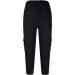 Women's Baggy Cargo Pants 2023 | Casual Joggers with Pockets | Loose Fit Straight Wide Leg Trousers | Y2K Style | Black - Buy Online on GoSupps.com