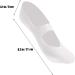 minkissy 1 Pair Silicone Boat Sock Silicone Moisturizing Socks Spa Socks Heel Sleeves Dance Socks Tendon Socks Spa Gel Socks Beach Sock Plantar Floor Socks Men and Women White Compression - Buy Online on GoSupps.com