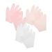 HONMEET 3 Pairs Cover Women Moisturizing Gloves Lotion Gloves Overnight for Women Hand Gloves Moisturizing Overnight Moisturizing Repairing Gloves Dry Hand Gloves