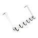 Mikikit Clothes Rack Steel Mounted Hat Cloth Hook Door Towel Bath Hanger Wall Hooks for Pants Stainless Clothes Hanger medium As Shown