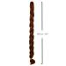 Premium 1-Colored 2m Braid Hair Extensions for Rasta Braids Dreads and Box Braids - Chocolate Brown | Mybraids - Buy Online on GoSupps.com