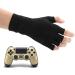 XJXJ Gaming Gloves Silicone Grip Anti-Slip Anti-Sweat Stoma Breathable Design Perfect Comfortable Fitting,Anti Arthritis Fingerless Copper Compression Therapy Gloves (M) dr arthritis gloves Small