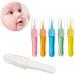 PCS Baby Nose Tweezers Nose Cleaning Tweezers Round Baby Nose Cleaning Tweezers for Toddlers Ears Nose Navel Fashion Design