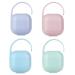 Zerodeko 4 Series Box Schnuller Storage Box Schnuller Storage box pacifier holder Etui pacifier container made of plastic infant pacifier case storage box pp travel sleeve