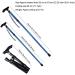 SilteD Cane Trekking Poles Walking Stick Collapsible Walking Stick for The Elderly Telescopic Old Men Walking Cane Folding Trekking Hiking Mothers Fathers Crutches pa - Buy Online on GoSupps.com