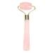 Jade Massage Roller Rose Quartz Crystal Slimming Face Relaxing Mood Firming Body Neck Skin Beauty Massage Roller Skincare Tool Single Head