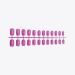 dijiusidy Medium Press-on Fingernails Scratch Resistant False Nail Set Wearable Strong Viscosity Adjustable Manicure Stickers Bright Purple - Buy Online on GoSupps.com