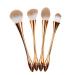 Travel Makeup Brush Set - Portable & Soft Eye Shadow Foundation Blush and Lip Brushes for Perfect Cosmetic Application - Buy Online on GoSupps.com
