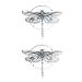 Dragonfly Temporary Tattoo Sticker Set of 12 - Watercolor Waterproof Body Art for Women, Girls, Kids - Party Favor - 10.5X6cm (SF160) - Buy Online on GoSupps.com