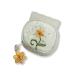 Justina Claire Pill Box Purse in a Daffodil Design