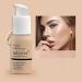 Julystar Makeup, Moisturizer, Repair Foundation, Waterproof, Long Lasting, Concealer, Liquid Foundation, Beauty Makeup (04#)