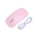 Cam2 Mini UV lamp nail dryer for nails 6W LED nail lamp 60s USB portable nail dryer foldable nail lamp for gel nail polish (pink)
